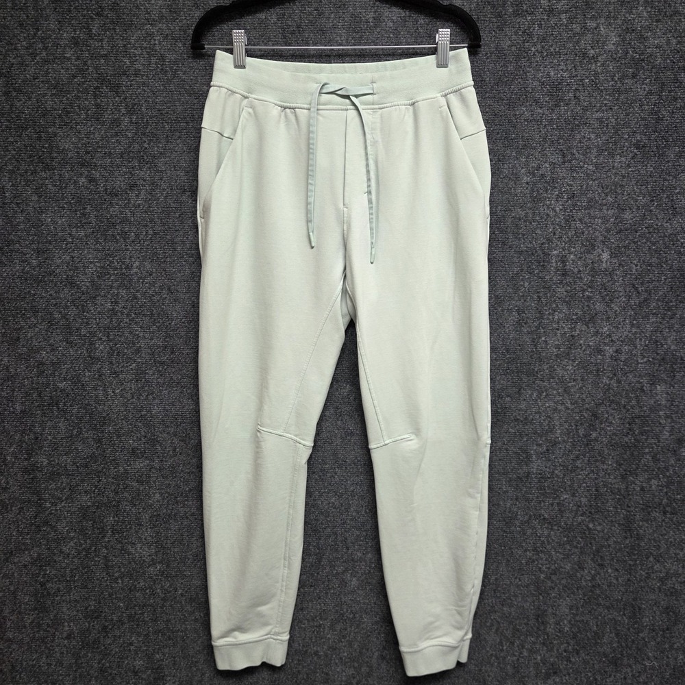 Lululemon Pants Mens Medium Lime Green City Sweat Joggers Athleisure Casual